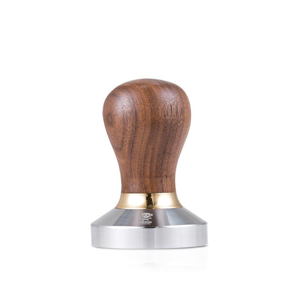 barista basics design 5 tamper walnut