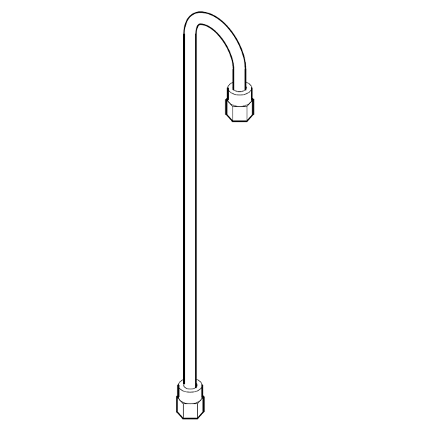 Astoria CK/CKX Wega Mini Nova/Lyra 1/8" F BSP x 1/8" F BSP 280mm Pipe