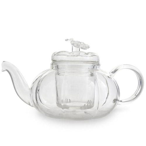 Yama Glass Pumpkin Teapot w/ Infuser (24 oz)