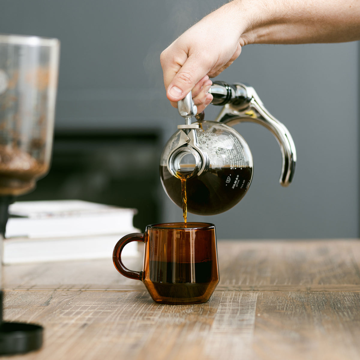 盃 Yama Glass 3 Cup Tabletop Siphon Coffee Maker (Alcohol Burner)