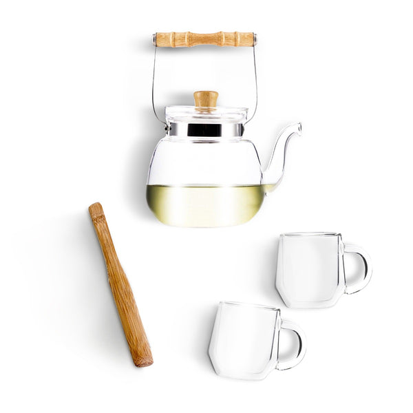 Yama Glass Chinese Water Kettle Tea Brew Kit - 40oz