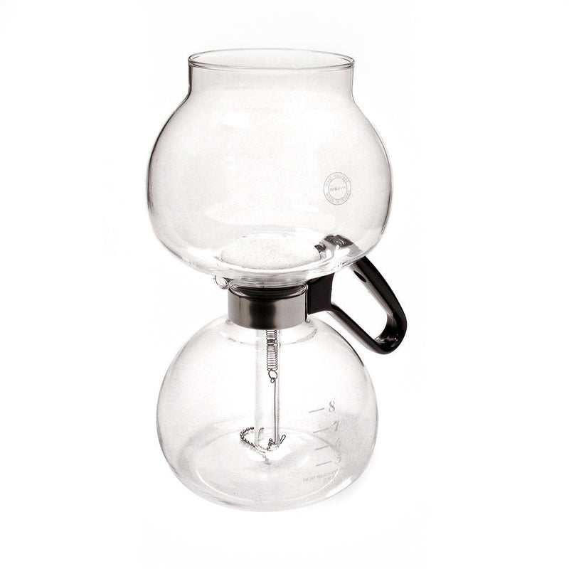 3-Cup Siphon Syphon Coffee Maker Manual Coffee Maker Tabletop Glass Vacuum  Siphon Coffee Brewer Black