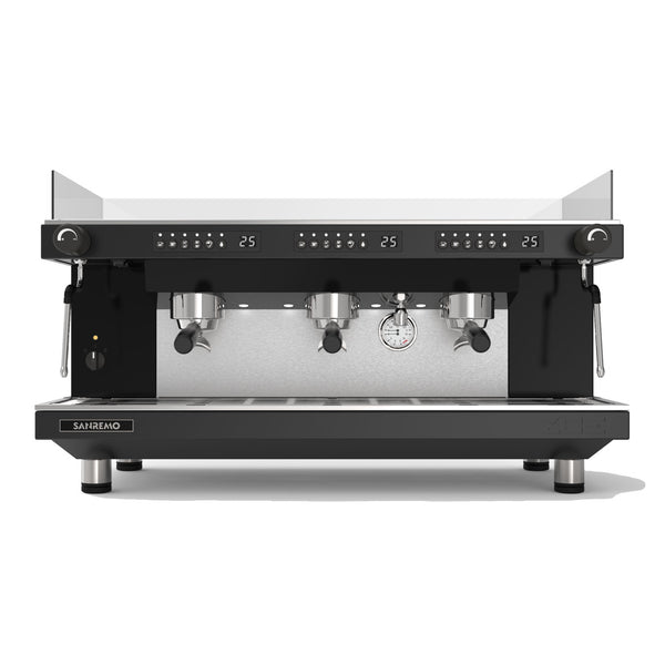 zoe competition 3 group espresso machine black