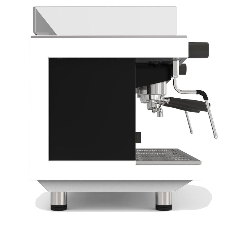 zoe competition tall 2 group espresso machine white