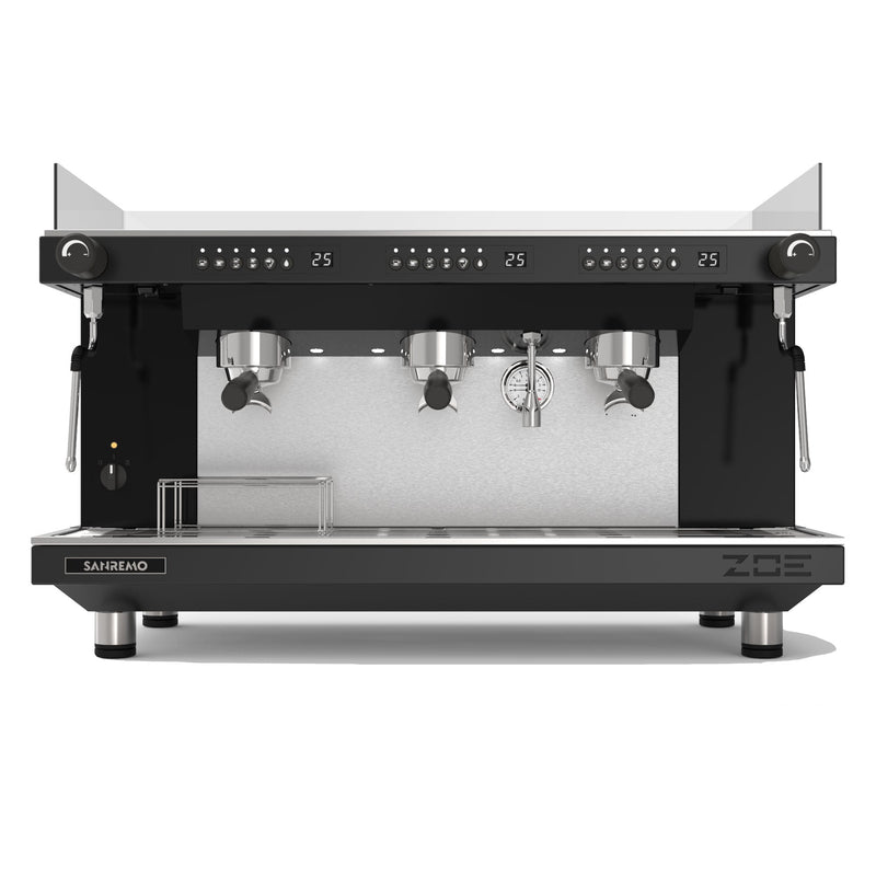 Sanremo Zoe Competition Tall 3 Group Volumetric Espresso Machine - Bla